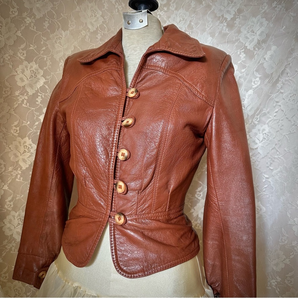Vintage 1970s leather jacket